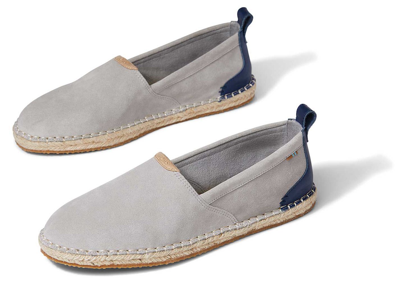 Toms Arta Espadrille Grey - Mens - 45260-SUBV